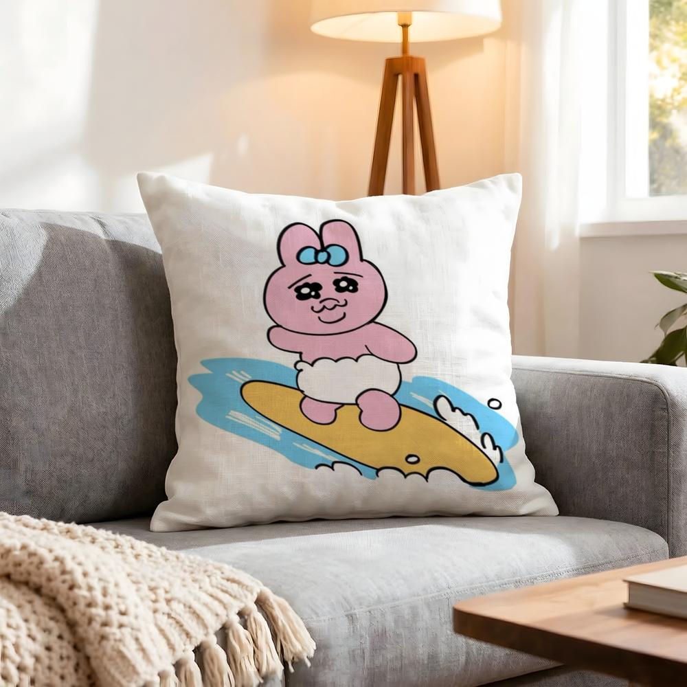 Doll Opanchu Usagi Cushion Cover 1Pcs Decorative Covers Soft Cushion Case For Sofa Couch Decor 40X40 45X45 Pillowcases