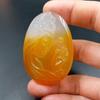 Pendant Pretty Guanyin Buddha Ruyi White Floating Yellow Necklace