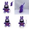 Adorable Cartoon Fnaf Series Midnight Bear Skeleton Purple Rabbit Plush Toy