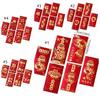 6pcs Chinese Style Snake Year Red Envelopes Blessing Red Packets Gifts  Wedding Birthday