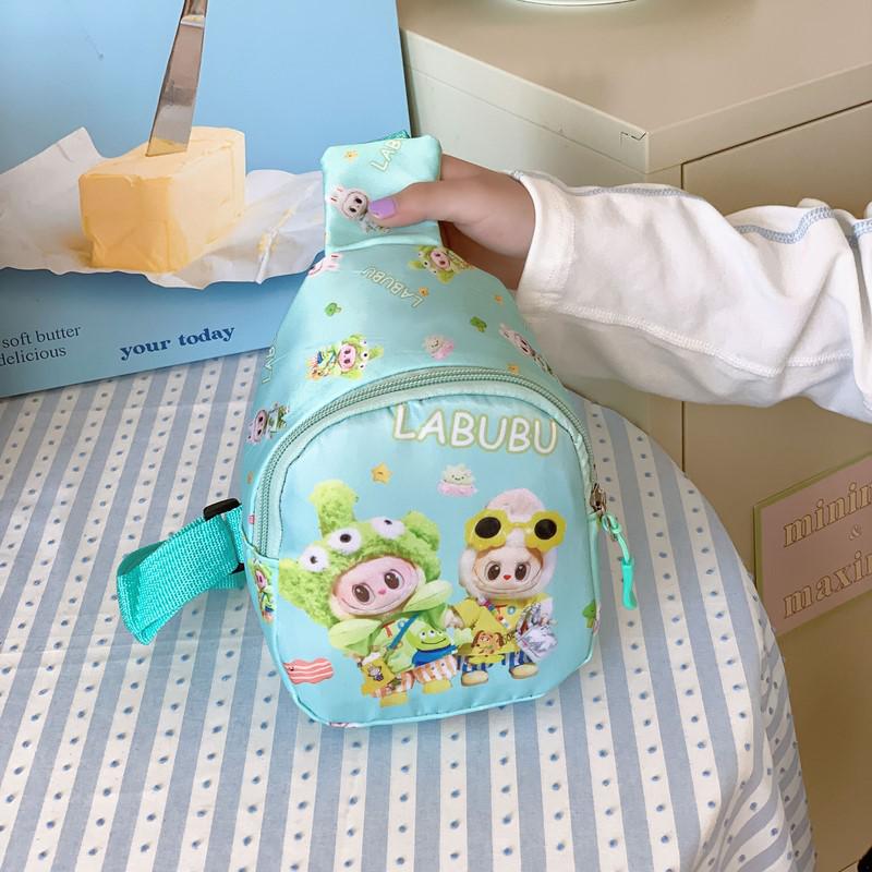 Tecknad Crossbody Bröstväska för Flickor: Nytt modernt myntfodral