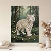DIY Pearl Diamond Art Painting Kits for Adult and Beginners, Majestic Tiger Sparkling Painting Craft Home Wall Decor Handmade Gift
