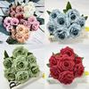 Romantic Rose Artificial Flowers For Wedding And Photography Backdrops