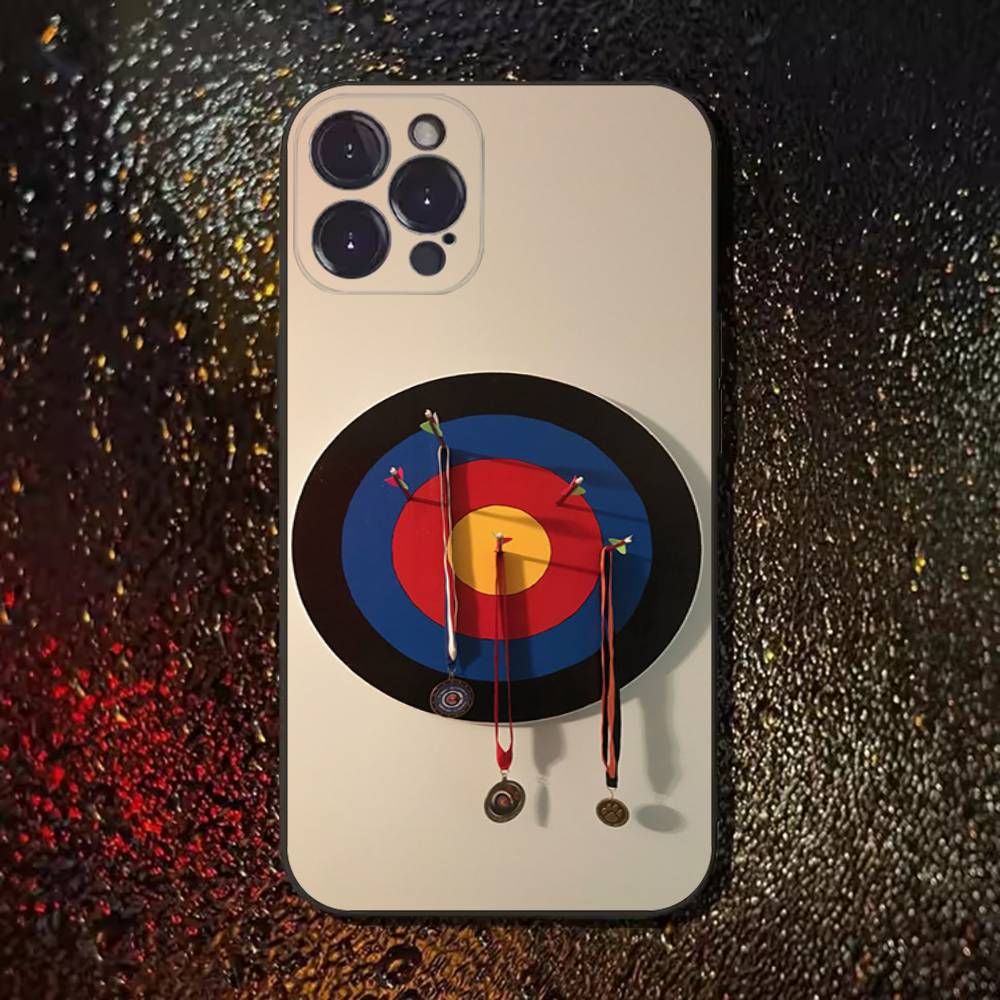 

Archery Sprot Cool Phone Case For iPhone 17,16,15,14,13,12,11,Pro,Max,Plus,E,SE4,Air,Mini Black Soft Cover iPhone17PRO