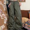 Streetwear Casual Wide Leg Pants Women High Waist Plus Size Y2K Cargo Pants Woman Fashion Trendy Loose Straight Office Lady Trousers 24202