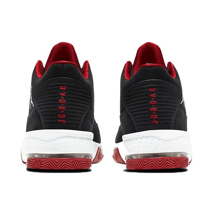Air Jordan Max Aura 2 Černá Gym Red Unisex Tenisky Bílá CK6636-016