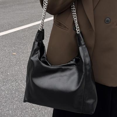 Soft Pitot Bag Deluxe Deluxe Shoulder Bag Underarm Bag Chain Tramp Bag Women's Bag