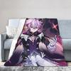Genshin Impact Durin Game Blankets Fleece All Season  Multi-function Super Soft Throw Blankets for Sofa Outdoor Bedspread