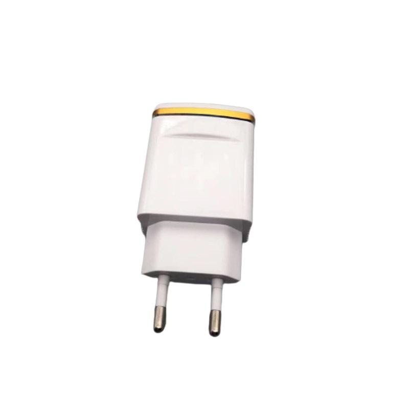 Mobile Phone Accessories Universal Neutral Direct Charge White with Electroplating 2.1A Mobile Phone Charger