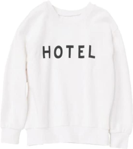 

Gelato Pique PGCT145801 White Size F Women s Sweatshirt, (Free Size, Japan) білий