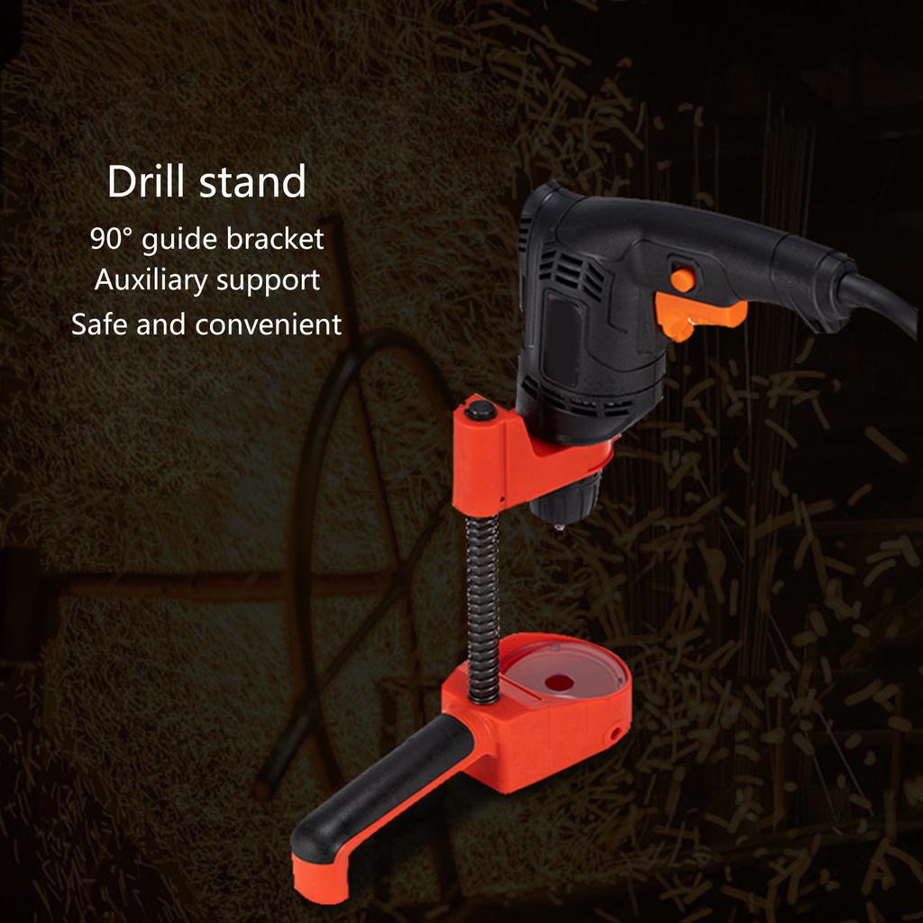 Drill Support Drill Holder Grinders Accessory Drill Press Stand for Hand Drill Keep Drilling Area Dustproof
