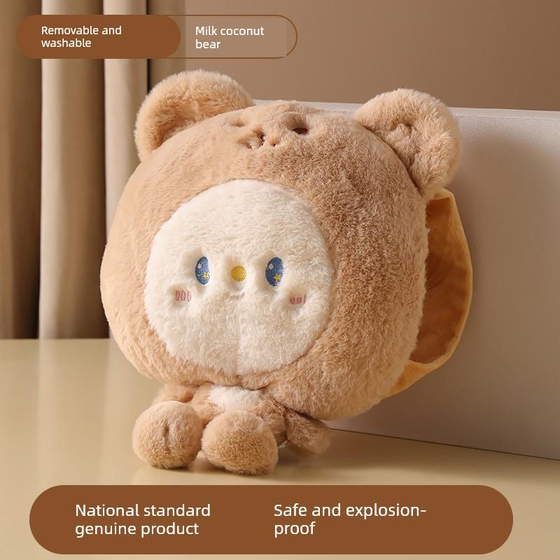 Stuffed Charging Hot Water Bag Cute Girl Hot Compress Belly Bed Cartoon Warm Baby 2025 Explosion-proof Genuine