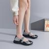 New cross-border large-size hand-woven casual breathable hollow single shoes ultra-light mesh flat shoes overshoes