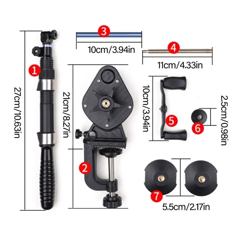 Fishing Line Reel Bidirectioanl Winding Spooler Machine Adjustable Line Spoolers System for Rotating Fishing Reel