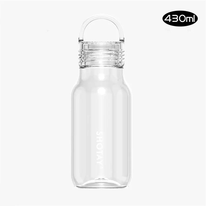 Sports Water Bottle Heat-resistant Portable Water Bottles Outdoor Travel Gym Fitness Drinkware Cold Drink Cup Creative Gifts