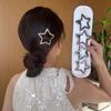 4Pcs Diamond Star Hair Clip With Shiny Rhinestone Bb Clip Design Multiple Colors For Daily Wear And Parties Hair Accessory