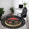1 Stück Pilz Fantasy Büro Runder Teppich, Unter Bürostühlen Schlafzimmer Wohnzimmer Heimdekoration, Raumdeko, In Verschiedenen Größen Erhältlich