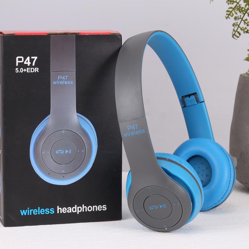 1SET Stereo P Series Sports Headset 5.0 Bluetooth Headset P47 Wireless Game Headset