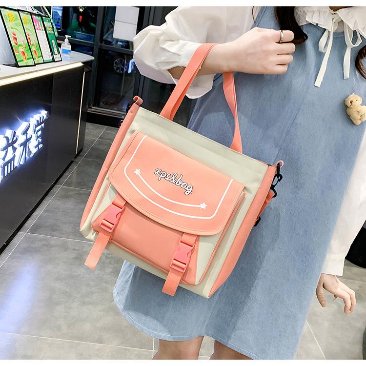 4 Pcs Set Pupil Schoolbags for Girls Grade 3 6 Lightweight Children Tutoring Bag Cute Cartoon Junior High School Teenager Girl Backpack