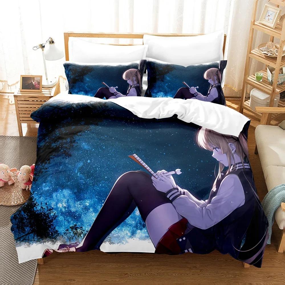 3D The Saekano How to Raise a Boring Gi Bedding Sets Duvet Cover Set With Pillowcase Twin Full Queen King Bedclothes Bed Linen