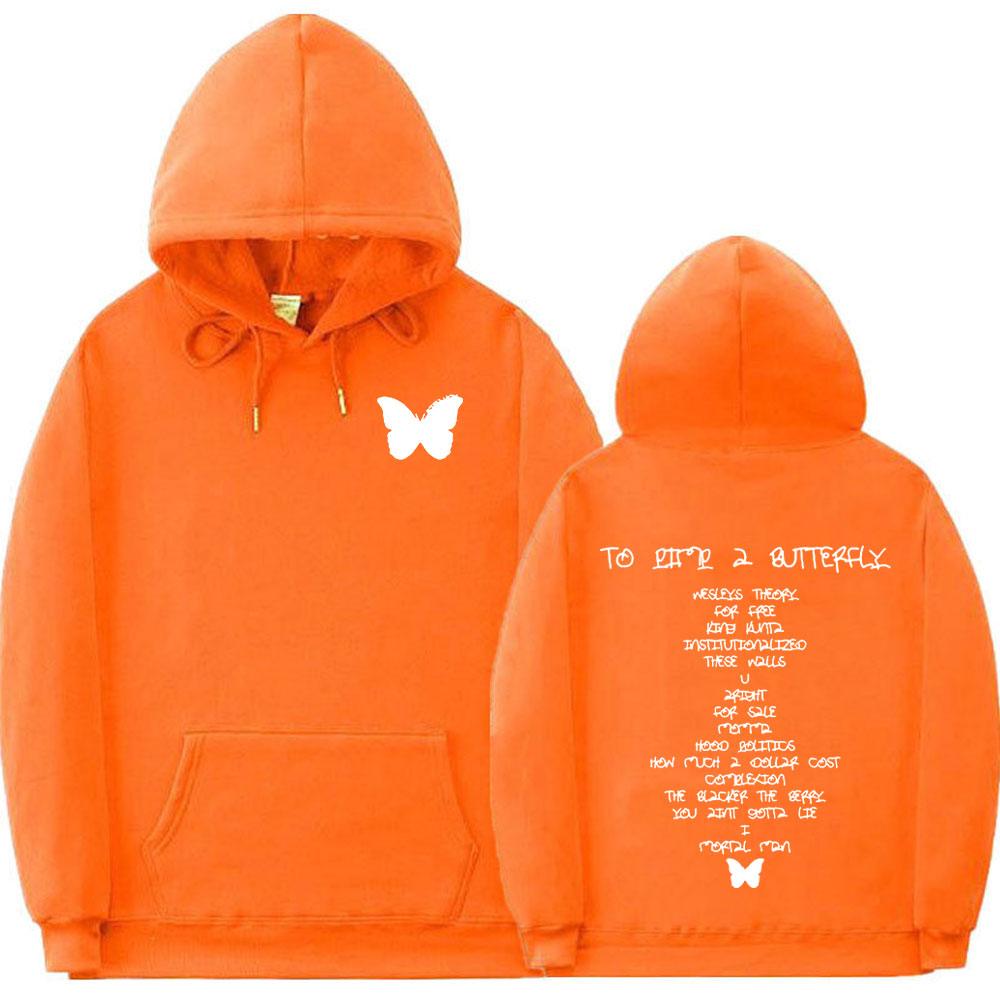 Ο ράπερ Kendrick Lamar Hoodie To Pimp A Butterfly Album Φούτερ με κουκούλα διπλής όψης Unisex Γυναικεία χιπ χοπ κουκούλα Streetwear