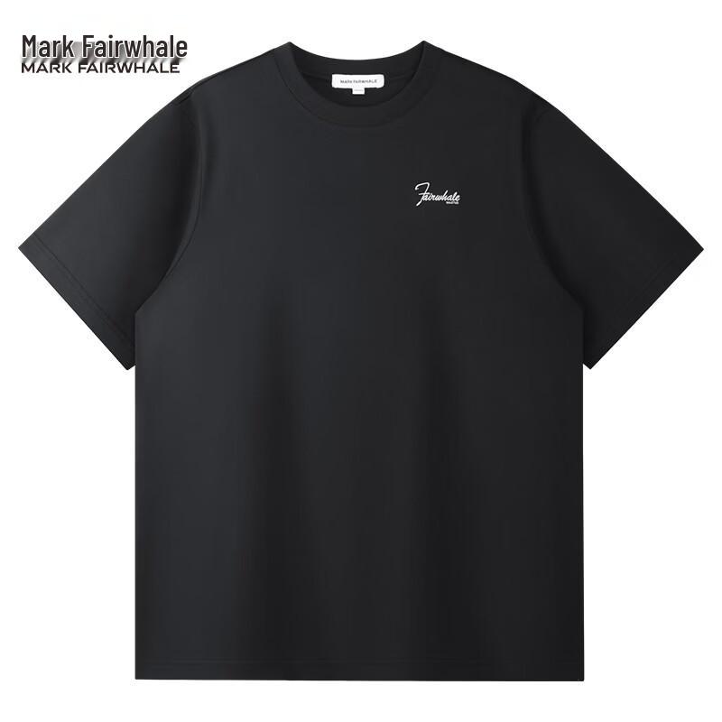 Mark Fairwhale Men's Floral Embroidered Round Neck T-Shirt