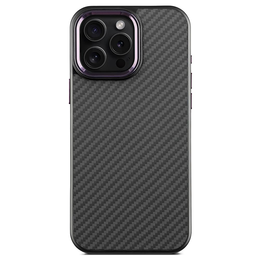 

For iPhone 14 Pro Max Case Compatible with MagSafe Aramid Fiber TPU Phone Cover with Metal Lens Frame