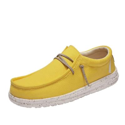Plus Size 40-46 Men's Casual Shoes Flat Outdoor Mens Sneakers Lightweight Boat Shoes Driving Loafers Breathable Men Canvas Shoes