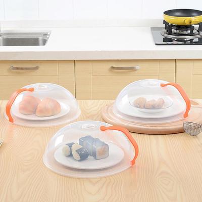 Microwave Food Cover Heat-resistant Food Splatter Guard Microwave Oven Pan Lid Plate Stove Cover Transparent Anti-Splash Cover