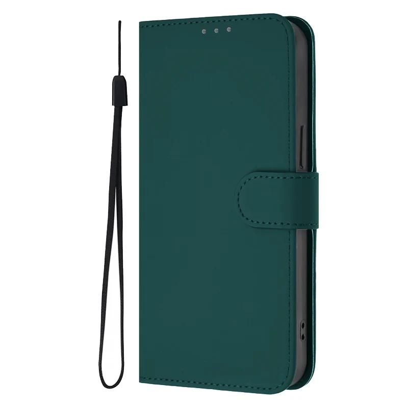 Redmi 9 9A 9C 9T Case Solid Color Flip Book Cover on For Xiaomi Redmi 9 9A 9T 9C NFC Colorful Candy Leather Phone Case Fundas