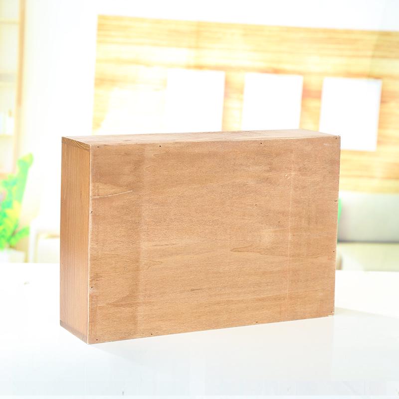 Zakka Retro Solid Wood Nine-Drawer Storage Box