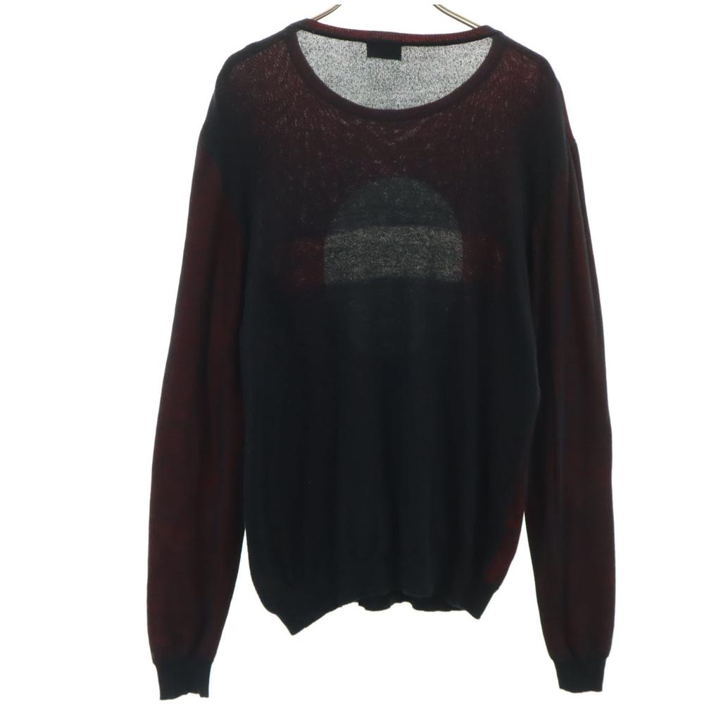 DIESEL made in Italy Long sleeve knit M Red Men's Used