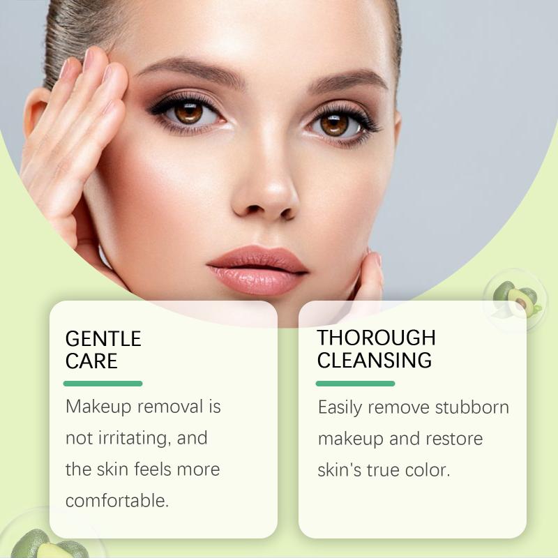 Hanchobit Avocado Cleansing Cleansing Gel, Gentle Cleansing Face Makeup Cleansing Cleansing Cream