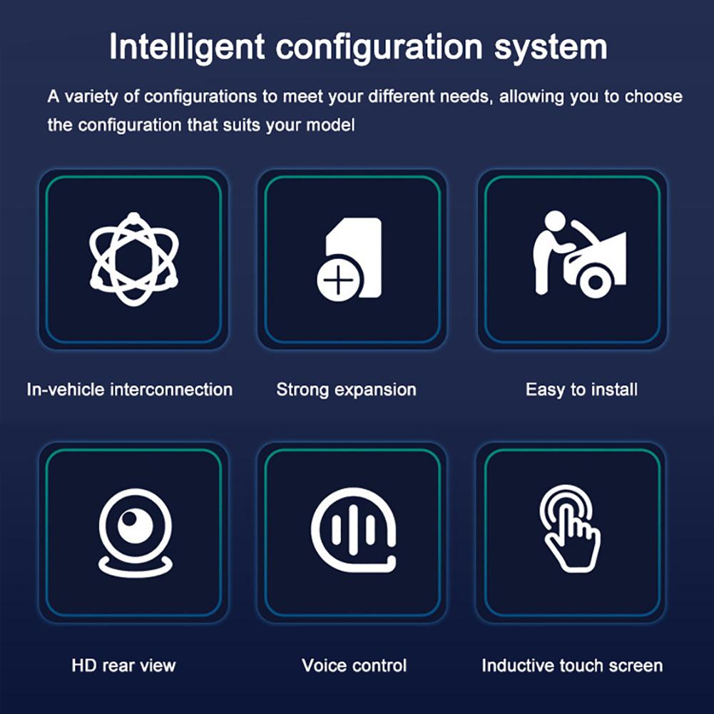 Carplay Android Auto Car Radio HD Display Portable Navigator 7.0 Inch Touch Screen MP5 Player Bluetooth-Compatible WiFi FM Radio