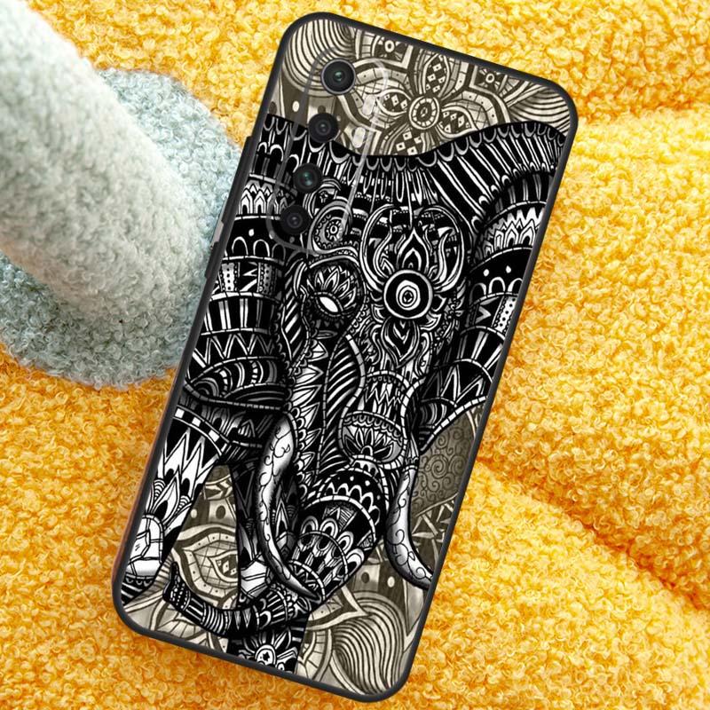 Elephant Floral Tribal Case For Xiaomi 17 Pro Max 13 14 15 Ultra 13T 14T 15T Cover For POCO X7 X5 X6 F5 F6 F7 F8 Pro