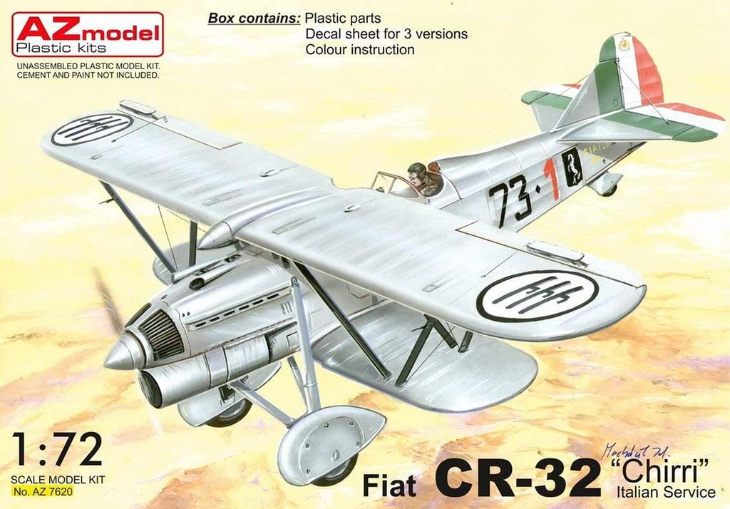 AZ Model Italian Air Force Fiat Plastic Model AZM7620 1/72 CR.32