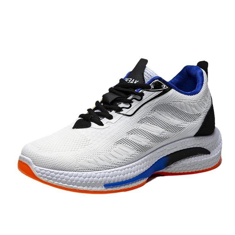 Podzimní nová pánská obuv módní pánská sportovní ležérní obuv pletená síťovina studentská běžecká obuv