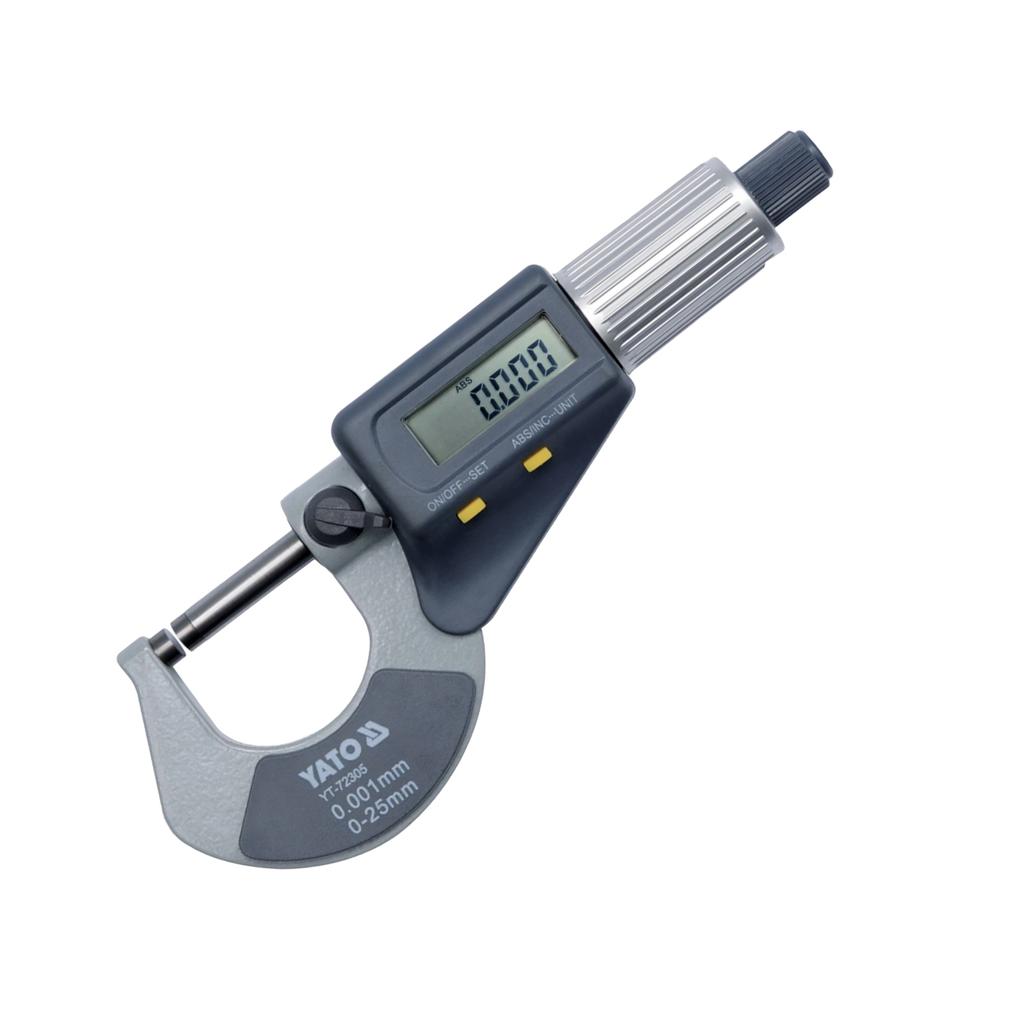 Yato External Micrometer (Batteries Included)