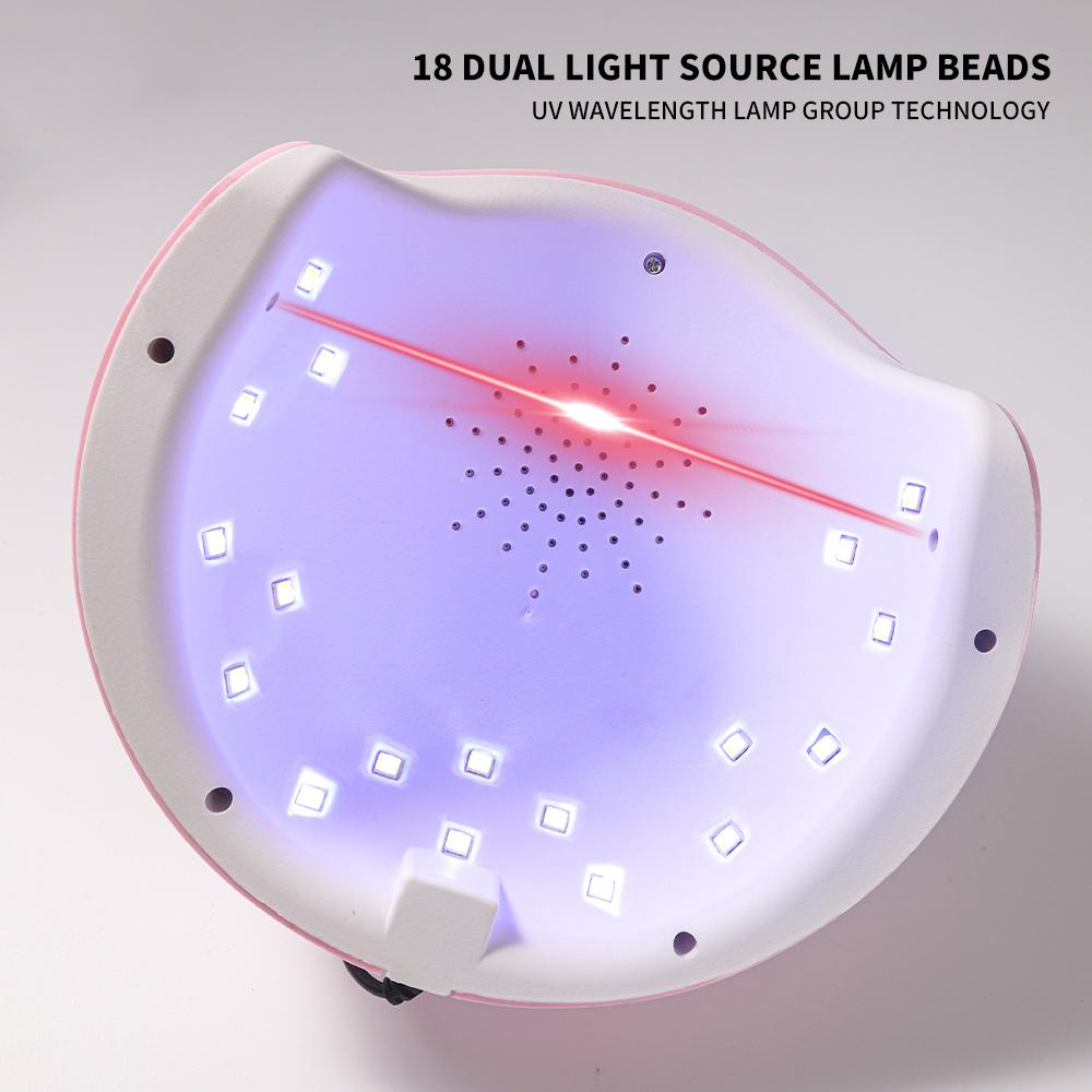 SUNX12 Professionelle Nageltrocknermaschine 18 LED UV-Lampe zum Aushärten aller trocknenden Nägel Gel-Politur USB Maniküre Salon Ausrüstung Werkzeuge