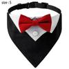 Dog Wedding Bandana Dog Collar with Bow Tie Designs Adjustable Collar Formal Tux Dog Bowtie
