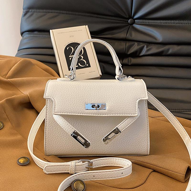 Håndveske Dame Mote En Skulder Crossbody Liten Firkantet Veske