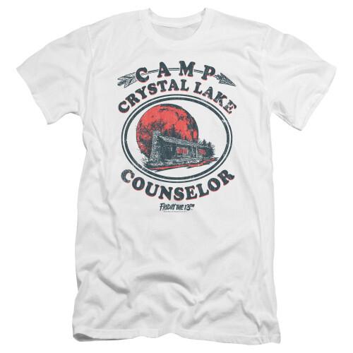 Friday the 13th Camp Counselor Premium Adult 301 T-Shirt White XL