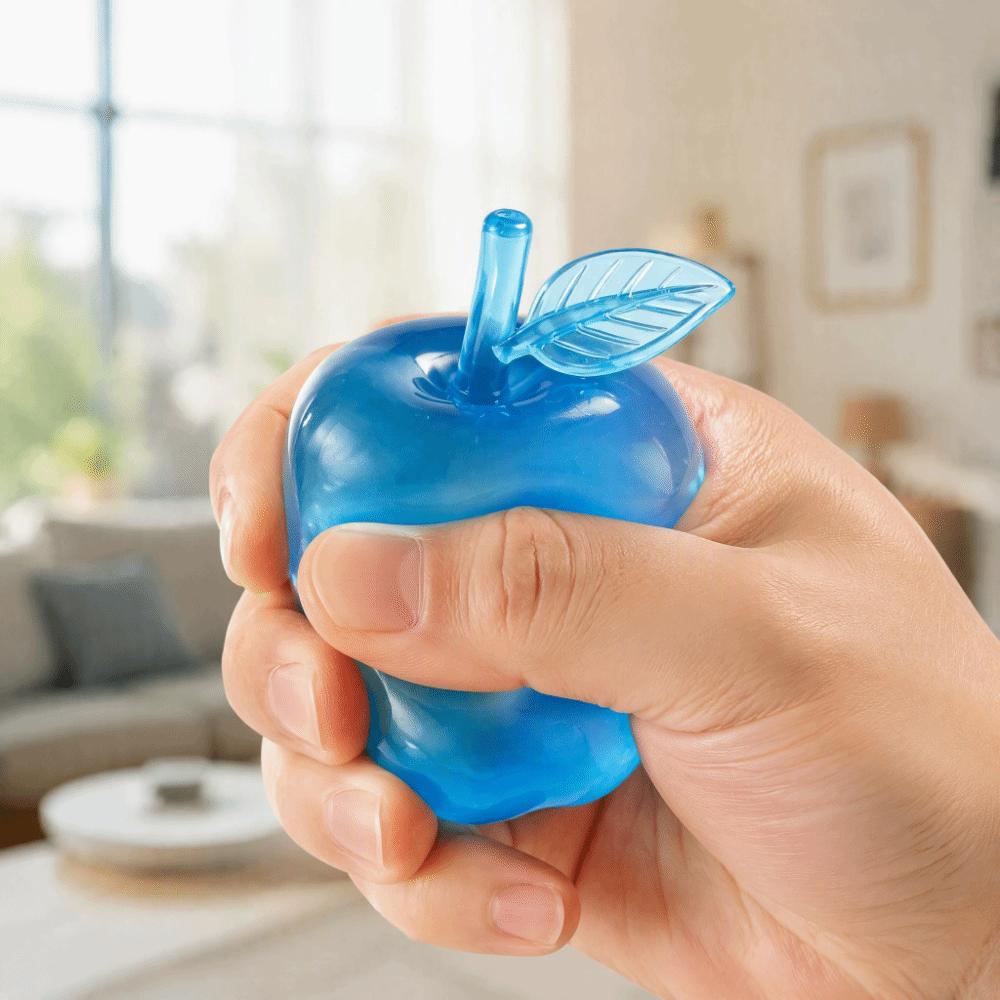 Kneading Christmas Squeeze Toy Transparent Mini Glitter Squeeze Ball Mini Fruits Squishy Toys Gift