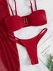 2023 European & American Three-Piece Swimsuit: Women's Bikini Set