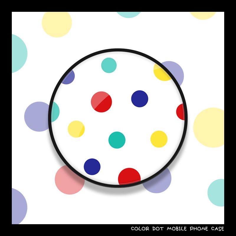 Black Universal Folding Lazy Stand – Personalized Mobile Back Cover & Desktop Holder for Easy Viewing