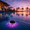 Solar Floating Pool Light with Remote Control Waterproof LED Submersible Floating Lamp for Outdoor Swimming Pools Ponds and Garden Decoration