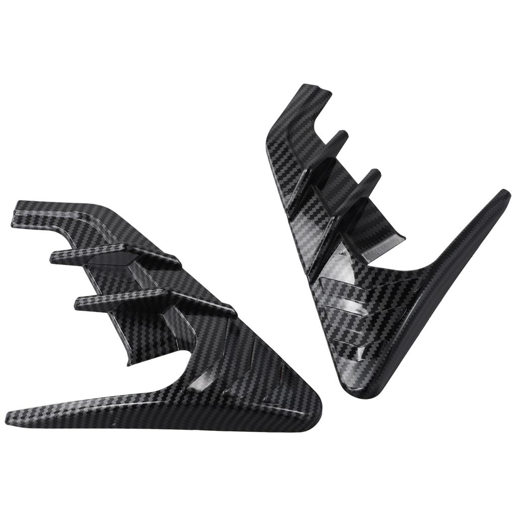For Tesla For Model 3/ Y Cover Trim Carbon Fiber Look Easy Installation High Reliability High Quality 2pcs/set