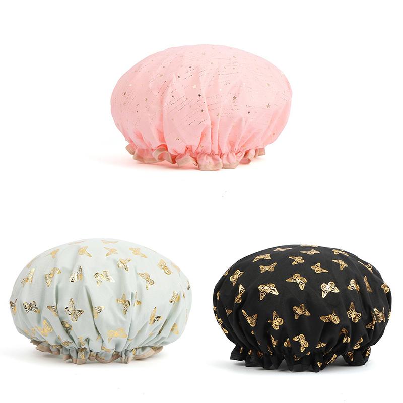 Shower Caps Waterproof  Donuts for Hair Bathing Cap for Women Swimming Cap Shower Shower Suit Bonnet Douche