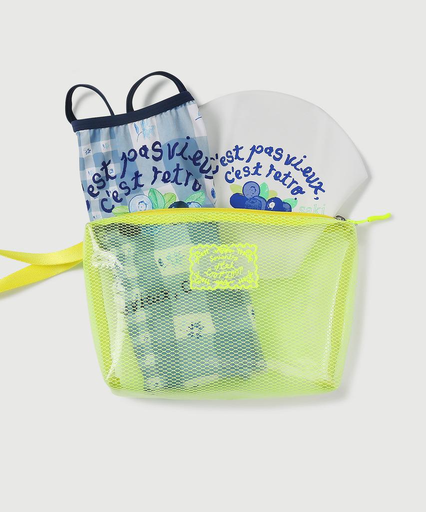 Looploop X Saki [Summer Souvenir_Yellow] Pouch