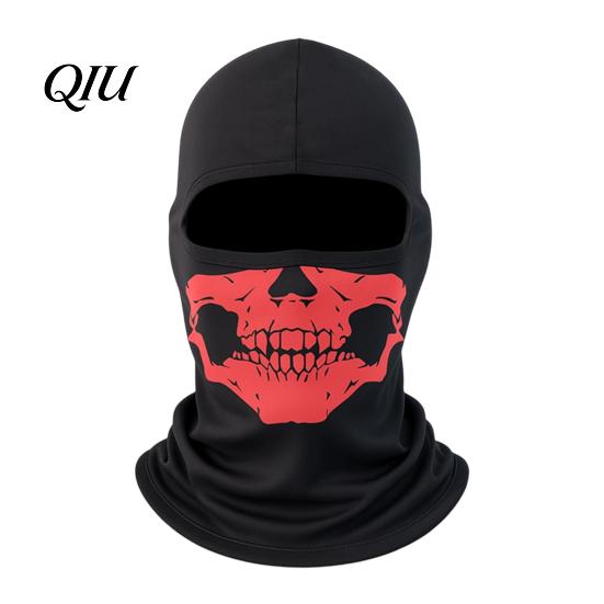 Full Coverage Mask Skull Neck Gaiter Balaclava, UV Protection Face Mask, Breathable Balaclava Ice Silk Guard for Outdoor Cycling Motorcycle